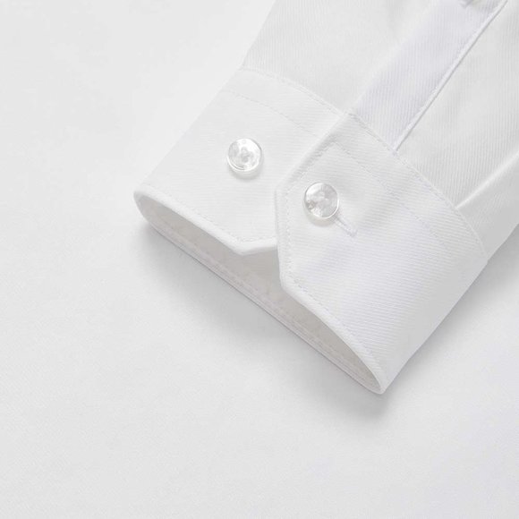 RW&Co. Tailored Fit Solid Twill Dress Shirt - Picture 5 of 9